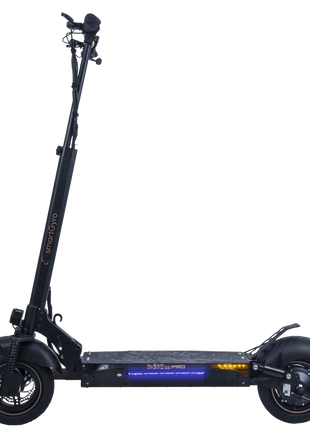 Patinete eléctrico - SmartGyro Rockway Pro, 10", Potencia nominal 800 W, 25 km/h, Hasta 120 kg, 15000 mAh, 45-50 km, Negro