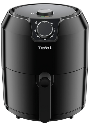 Freidora -Tefal Easy Fry EY2018, 1500 W, 4,2 l, Aire caliente, 8 programas, Táctil, Negro