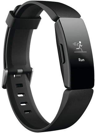 Pulsera de actividad - Fitbit Inspire HR, Resistente al agua, Salud femenina, 5 días batería, Negro