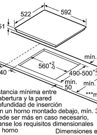 Encimera - Balay 3EB865FR, Eléctrica, Inducción, 3 zonas, 28 cm