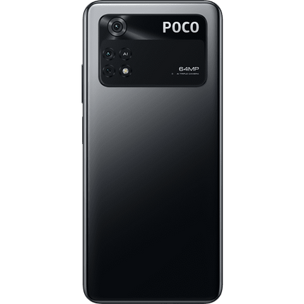 Móvil - POCO M4 Pro, Negro Asfalto, 128 GB, 6 GB RAM, 6.43" FHD+, MediaTek Helio G96, 5000 mAh, Android 11