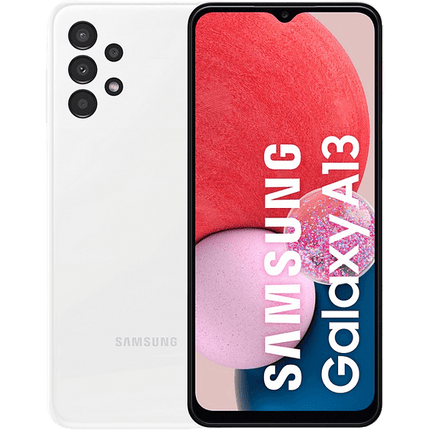 Móvil - Samsung Galaxy A13, Blanco, 128 GB, 4 GB RAM, 6.6" FHD+, Samsung Exynos 850, 5000 mAh, Android 12