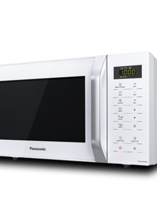 Microondas - Panasonic NNK35HW, 23 L, 800 W, 11 Programas, Grill, Bloqueo niños, Blanco