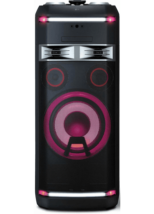 Altavoz de gran potencia - LG OL100, 2000 W, Karaoke, Party Thruster, Efectos DJ, Bluetooth, Negro