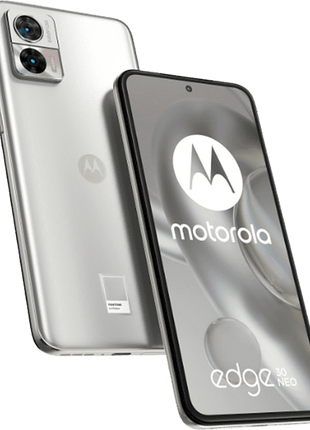 Móvil - Motorola Edge 30 Neo, Plata, 128 GB, 8 GB RAM, 6.28", Full HD+, pOLED, Snapdragon® 695 5G, Google Assistant, Android 12