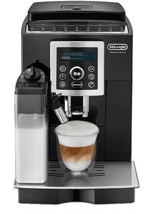 Cafetera espresso - DeLonghi ECAM 23.460.B, 15 bar, 1450 W 1.8 l, 14, Iluminación, Ahorro energía, Negro