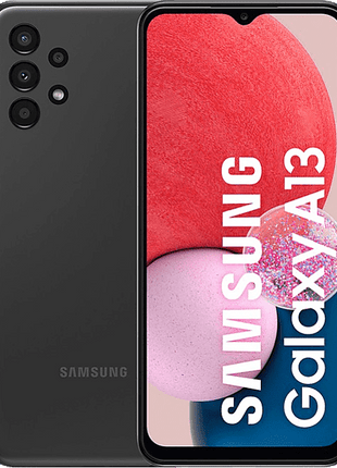 Móvil - Samsung Galaxy A13, Negro, 128 GB, 4 GB RAM, 6.6" Full HD+, MediaTek Octa-Core, 5000 mAh, Android 12