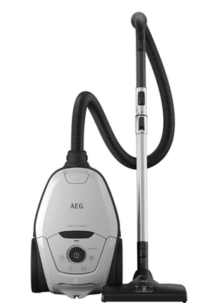 Aspirador con bolsa - AEG VX82-1-2MG, 600 W, Capacidad de 3.5 l, 57 dB, Gris