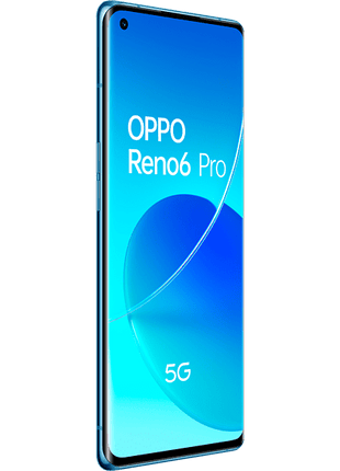 Móvil - OPPO Reno6 Pro 5G, Artic Blue, 256 GB, 12 GB RAM, 6.55" FHD+, Qualcomm 870, 4500 mAh, Android 11