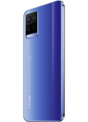 Móvil - vivo Y21, Azul Metálico, 64 GB, 4 GB RAM, 6.51" HD+, MediaTek Helio P35, 5000 mAh, Android