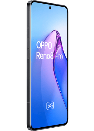 Móvil - OPPO Reno 8 Pro, Glazed Black, 256GB, 8GB, 6.7" Full HD+, Mediatek Dimensity 8100 MAX, 4500mAh, Android 12