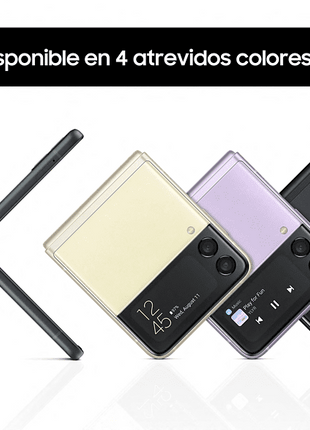 Móvil - Samsung Galaxy Z Flip3 5G New, Verde, 128 GB, 8 GB RAM, 6.7" FHD, Snapdragon 888, 3300 mAh, Android 11