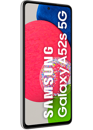 Móvil - Samsung Galaxy A52s 5G, Blanco, 128 GB, 6 GB RAM, 6.5" FHD+, Snapdragon 775G, 4500 mAh, Android