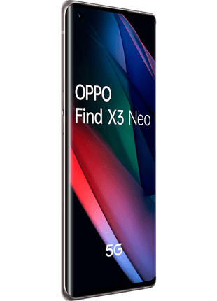 Móvil - OPPO Find X3 Neo, Plata, 256GB, 12GB, 6.5" Full HD+, Qualcomm Snapdragon 865, 4500 mAh, Android