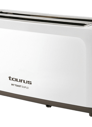 Tostadora - Taurus Mytoast Duplo, 1450W, iluminación LED, tres funciones