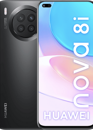 Móvil - Huawei Nova 8i, Starry Black, 128 GB, 6 GB RAM, 6.67" FHD+, Snapdragon 662, 4300 mAh, Android