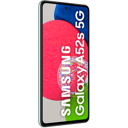 Móvil - Samsung Galaxy A52s 5G New, Verde Menta, 128GB, 6GB RAM, 6.5" FHD+, Snapdragon 778G, 4500 mAh, Android