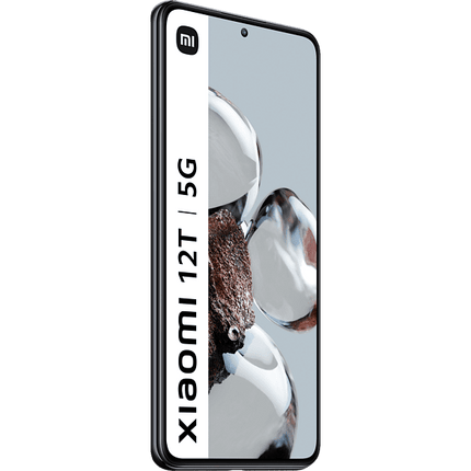 Móvil - Xiaomi 12T, Cosmic Black, 128 GB, 8 GB, 6.67" QHD, MediaTek Dimensity 8100 Ultra 5G, 5000 mAh, Android