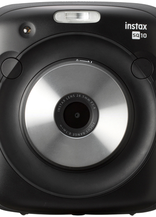 Cámara instantánea - Fujifilm Instax SQUARE SQ10, Híbrida, Sensor CMOS 1/4", Pantalla LCD, Negro