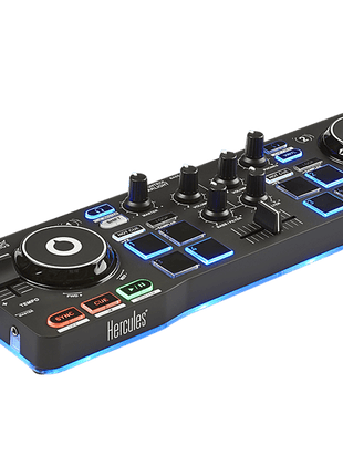 Controladora DJ - Hercules DJ Control Star Light, Interfaz audio, Jog wheels sensibles a tacto