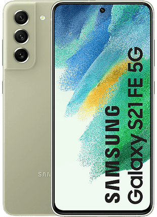 Móvil - Samsung Galaxy S21 FE 5G NEW, Oliva, 128 GB, 6 GB RAM, 6.4" Full HD+, Qualcomm Snapdragon 888, 4500 mAh, Android 12