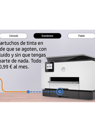 Impresora Multifunción HP OfficeJet Pro 9022e, WiFi, USB, Fax, color, 6 meses Instant Ink con HP+, doble cara