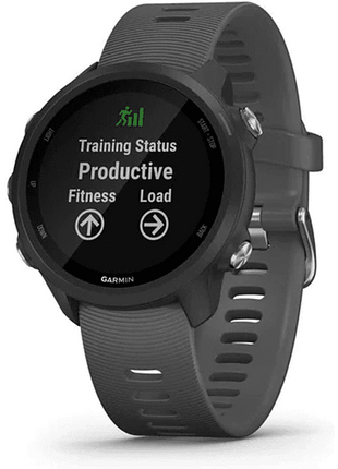 Sportwatch - Garmin Forerunner 245, Negro, 42mm, 1.2", Bluetooth, Frecuencia cardíaca, LCD, 168h