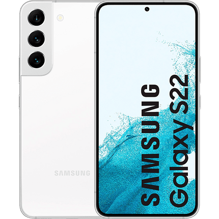 Móvil - Samsung Galaxy S22 5G, White, 128 GB, 8 GB RAM, 6.1" FHD+, 3700 mAh, Android 12