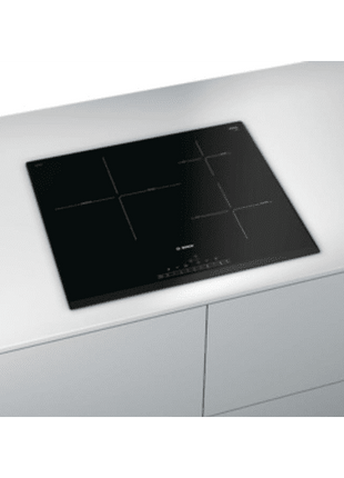 Encimera - Bosch PID651FC1E, Eléctrica, Inducción, 3 zonas, 32 cm, Integrable, Detección recipiente, Negro
