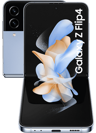 Móvil - Samsung Galaxy  Z Flip4 5G, Azul Claro, 256 GB, 8 GB RAM, 6.7" FHD+, Qualcomm Snapdragon, 3700 mAh, Android 12