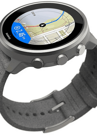 Smartwatch - Suunto 7, Wear OS, 1.39", Hasta 40 días, Wi-Fi, NFC, Bluetooth, Resistencia al agua, GPS, Gris