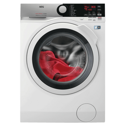 Lavadora secadora - AEG L7WEE861, 8 kg lavado, 6 kg secado, 1600 rpm, DualSense, Blanco