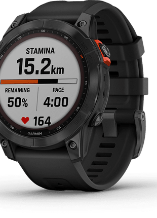 Reloj deportivo - Garmin Fēnix 7 Solar, Negro, 125-208 mm, 1.3", 18 días, PowerGlass™ (Carga Solar), WiFi