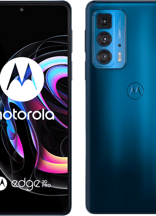 Móvil - Motorola Edge 20 Pro, Azul Midnight, 256 GB, 12 RAM, 6.7" Full HD+, Snapdragon™ 870, 4500 mAh, Android