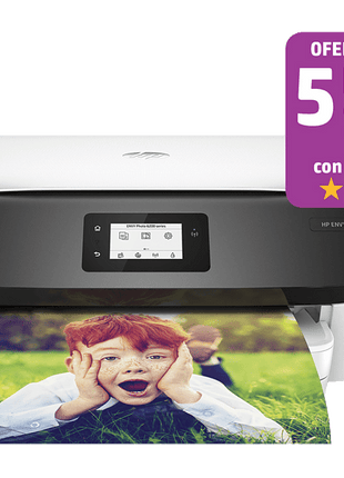 Impresora multifunción - HP Envy Photo 6232, 13 ppm, 4800x1200DPI, Impresión, escaneo y copia a color, WiFi