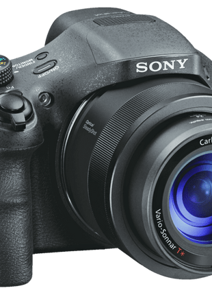 Cámara Bridge - Sony DSC-HX350, Sensor CMOS, 20.4 MP, Vídeo Full HD, Estabilizador SteadyShot, Negro