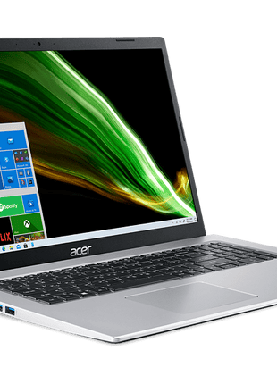 Portátil - Acer A317-53, 17.3" Full HD, Intel® Core™ i3-1115G4, 8GB RAM, 512GB SSD, UHD, Windows 11 Home, Plata