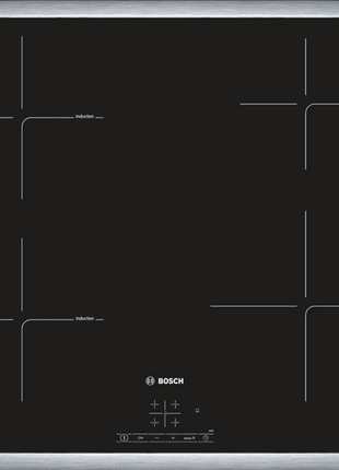 Encimera - Bosch PUE645BB1E, Inducción, Eléctrica, 4 zonas, 21 cm