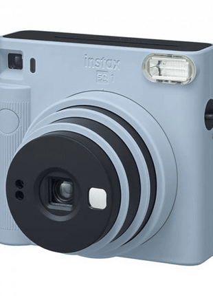 Cámara instantánea - Fujifilm Instax SQ1, Con película, Visor Galileo inverso, Obturador electrónico, Azul