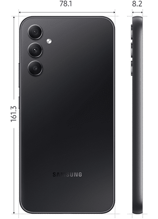 Móvil - Samsung Galaxy A34, Black, 256 GB, 8 GB RAM, 6.6 " FHD+, Mediatek Dimensity 1080 Octa-Core, 5000 mAh, Android 13