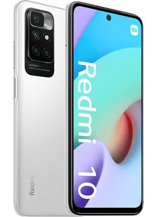 Móvil - Xiaomi Redmi 10, Blanco, 64 GB, 4 GB, 6.5", Full HD+, MediaTek Helio G88, 5000 mAh, Android