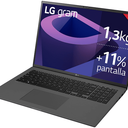 Portátil - LG 17Z90Q-G.AD78B, 17", WQXGA, Intel® Evo™ Core™ i7-1260P, 32GB RAM, 1TB SDD, Iris® Xe, Windows 11 Home