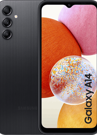 Móvil - Samsung Galaxy A14, Negro, 128 GB, 4 GB RAM, 6.6" FHD+, Mediatek Helio G85, 5000 mAh, Android
