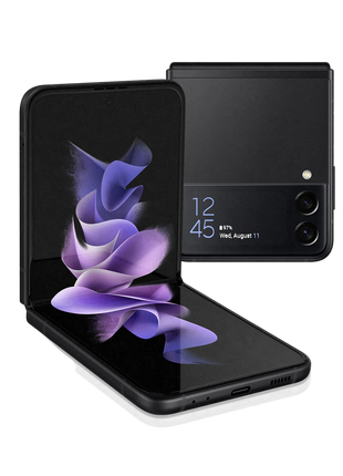 Móvil - Samsung Galaxy Z Flip3 5G New, Negro, 256 GB, 8 GB RAM, 6.7" FHD, Snapdragon 888, 3300 mAh, Android 11