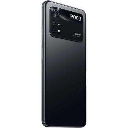 Móvil - POCO M4 Pro, Negro Asfalto, 128 GB, 6 GB RAM, 6.43" FHD+, MediaTek Helio G96, 5000 mAh, Android 11